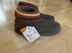 Lidl 100% wollen sloffen/pantoffels+rubberen zool 39 nieuw, Bruin, Lidl, Nieuw, Ophalen of Verzenden