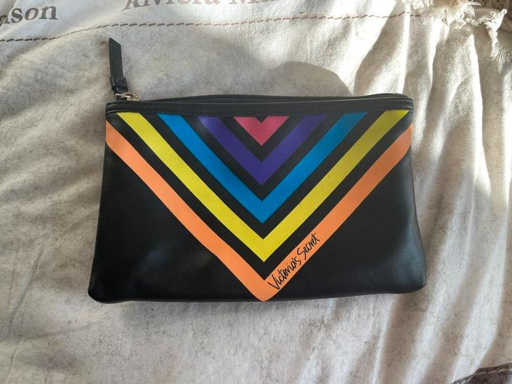 Victoria’s secret zwarte toilet make up reis pouche tas etui, Sieraden, Tassen en Uiterlijk, Toilettassen, Zo goed als nieuw, Dame