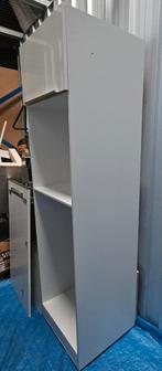 Hoge witte keukenkast voor inbouwkoelkast, Ophalen, Gebruikt, 200 cm of meer, Wit
