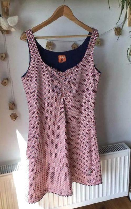 Jurk Hals over Kop - Jrkjs HOK maat L, Kleding | Dames, Jurken, Gedragen, Maat 42/44 (L), Rood, Boven de knie, Ophalen of Verzenden