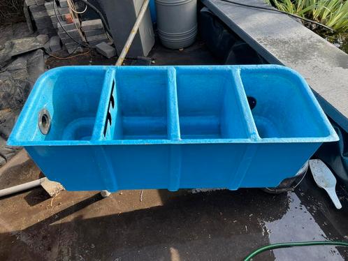 Filterbak koi vijver blauw meerkamerfilter, Tuin en Terras, Vijver-toebehoren, Gebruikt, Vijverfilter, Verzenden