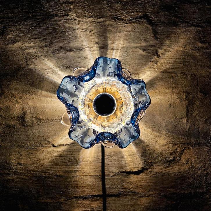 Vintage Murano glazen wandlamp., Huis en Inrichting, Lampen | Wandlampen, Ophalen of Verzenden