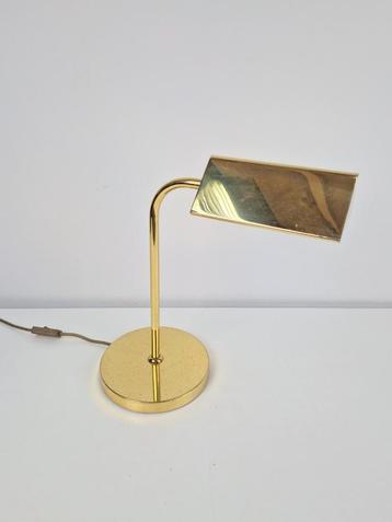 3 vintage tafellamp messing bankierslamp Baulmann ´70 design beschikbaar voor biedingen