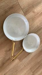 2 GREENPAN PADOVA KOEKENPANNEN 27 en 31CM, Overige materialen, Gebruikt, Inductieplaat, Ophalen of Verzenden