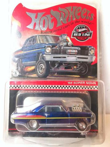 Hot Wheels ’66 Super Nova – Spectraflame Blue – Red Line - R beschikbaar voor biedingen
