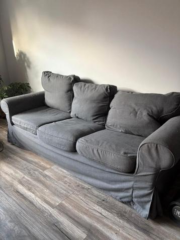 2x Ikea Ektorp 3-zitsbank - Grijs - Gratis Ophalen! - afbeelding 2