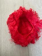 Rode Pruik Kind - Clown Pak Accessoire Maat 134/140, Carnaval, Ophalen of Verzenden, Zo goed als nieuw, Accessoires