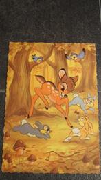 Ansichtkaart - Disney Bambi (1962), Verzenden, Overige figuren, Gebruikt, Papier, Kaart of Schrift
