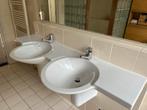Villeroy & Boch Dubbele Wastafel excl kranen, Ophalen, 150 tot 200 cm, Zo goed als nieuw, Minder dan 100 cm