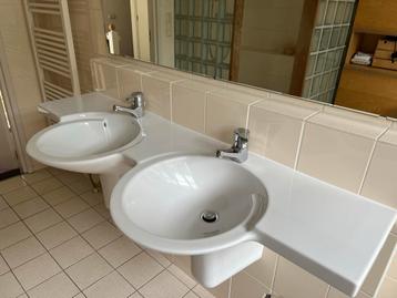 Villeroy & Boch Dubbele Wastafel excl kranen beschikbaar voor biedingen