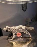 Reed Barton jachthond beeldje setter verzilverd paperweight, Ophalen of Verzenden