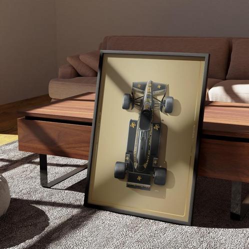 Uniek XXL Glasschilderij | F1 - Senna Estoril Gold - 6 sizes, Huis en Inrichting, Woonaccessoires | Schilderijen, Tekeningen en Foto's