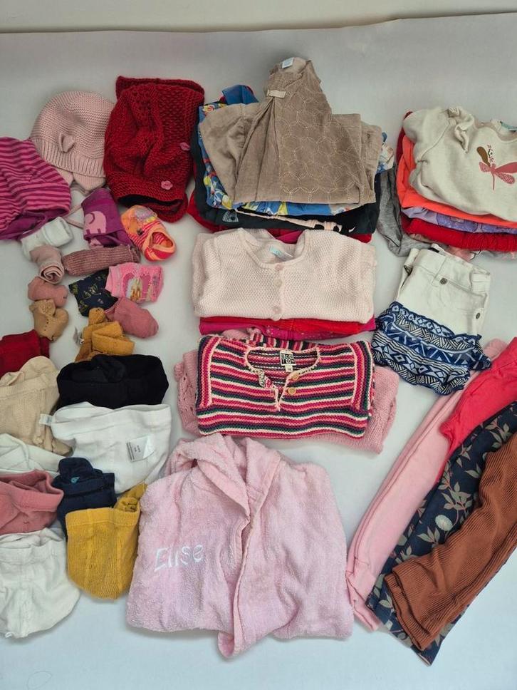 Pakket meisjeskleding herfst winter, Kinderen en Baby's, Babykleding | Baby-kledingpakketten, Gebruikt, Maat 80, Ophalen of Verzenden