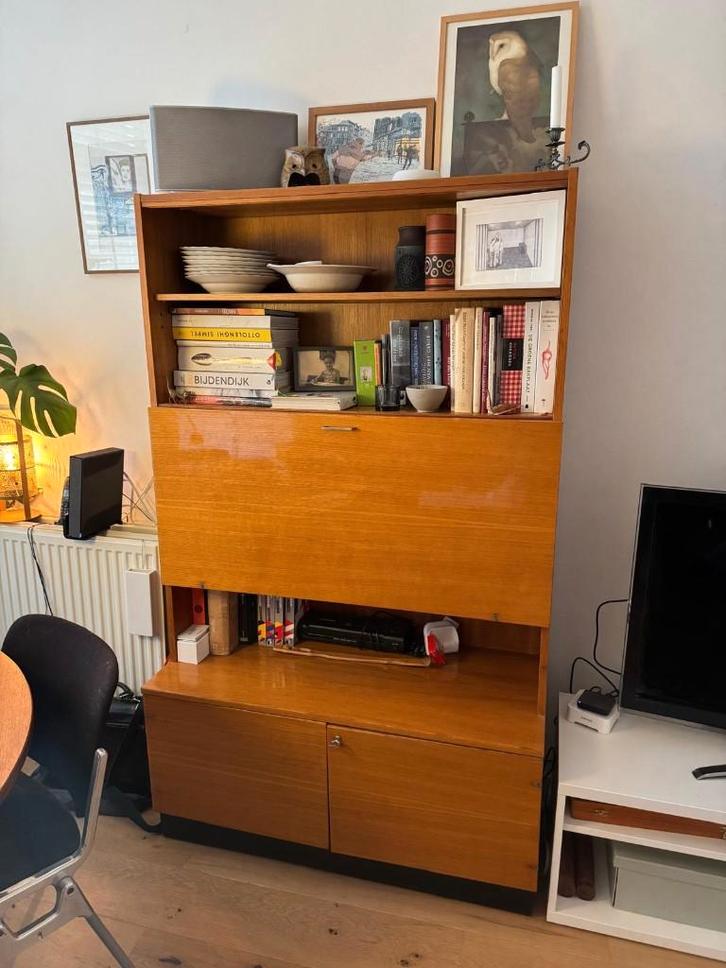 Vintage buffetkast jaren 50 - 60, Huis en Inrichting, Kasten | Kledingkasten, Zo goed als nieuw, 150 tot 200 cm, 50 tot 100 cm