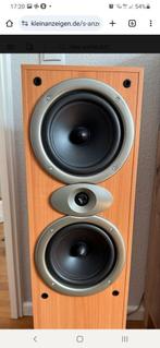 Twee luidsprekers (speakerset) in een mooie houten klankkast, Ophalen of Verzenden, Zo goed als nieuw, Front, Rear of Stereo speakers