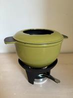 Vintage Fondue Set - Groen, Witgoed en Apparatuur, Fonduesets, Ophalen, Nieuw, Brander, Fondueset