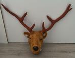 Hertenkop voor aan de muur, hert met gewei, Ophalen of Verzenden, Zo goed als nieuw