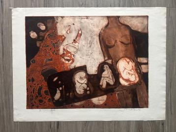 Lot van 16 etsen van Jan Verburg beschikbaar voor biedingen