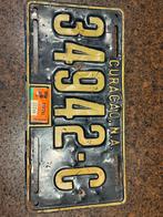 Curacao Nummerplaat - Vintage 34942-G, Ophalen of Verzenden, Gebruikt, Auto's