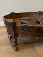 Indiase Chakki Salontafel - Ø80cm, H30cm, Ophalen