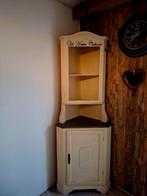 hoekkast riviera maison/brocante/landelijke style, Huis en Inrichting, Kasten | Buffetkasten, Ophalen, Met deur(en), Brocante/landelijke stijl