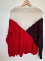 Brax gebreide colorblock mohair trui rood wit maat 40, Info@brax.com, Zo goed als nieuw, Rood, Brax Netherlands B.V.