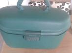 Leuke Groene Samsonite Reiskoffertje/Beautycase, Met spiegeltje(s), Ophalen of Verzenden, Zo goed als nieuw, Hardcase