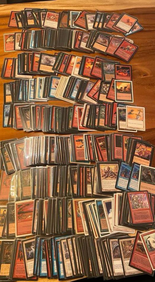 Grote collectie oude Magic The Gathering kaarten 1993-2000, Hobby en Vrije tijd, Verzamelkaartspellen | Magic the Gathering, Gebruikt