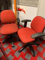 twee bureaustoelen, Ophalen, Gebruikt, Rood, Bureaustoel