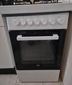 Beko elektrische oven met keramisch fornuis, Ophalen, Gebruikt, 4 kookzones, Vrijstaand