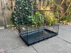 Adori Bench 2-Deurs Zwart - Hondenbench - 76 x 48 x 54 cm, Dieren en Toebehoren, Hondenhokken, Ophalen, Zo goed als nieuw, 75 tot 110 cm