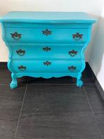 Vintage buikkast met 3 Lades, barok stijl, geverfd, Ophalen, Minder dan 50 cm, Gebruikt, 3 of 4 laden