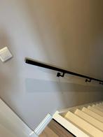 Zwarte stalen vierkante trapleuning 340 cm, Ophalen, Nieuw