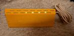 Retro vintage wandlamp metaal kleur geel, Ophalen of Verzenden, Metaal, Zo goed als nieuw, Retro vintage metaal wandlamp