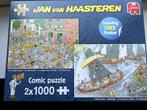 Jan van Haasteren Puzzel	 2 x 1000 stukjes 	Skûtsje + Kaas, Ophalen of Verzenden, Meer dan 1500 stukjes, Zo goed als nieuw, Legpuzzel