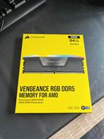 [NIEUW] Corsair Vengeance RGB DDR5 64Gb (2x32) 6000Mhz Ram, Computers en Software, RAM geheugen, Nieuw, Ophalen of Verzenden, Desktop