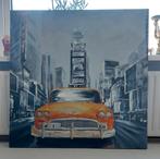 Schilderij op metaal geschilderd , met 3D elementen, Huis en Inrichting, Woonaccessoires | Schilderijen, Tekeningen en Foto's