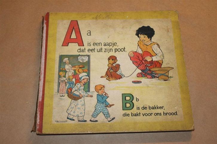 ABC boek Rie Cramer - Zeldzame oude druk ca 1950, Boeken, Prentenboeken en Plaatjesalbums, Gelezen, Ophalen of Verzenden