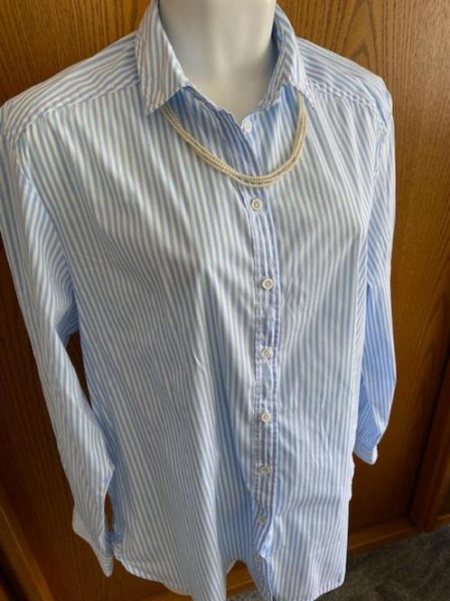 Boss, Orange damesblouse, Kleding | Dames, Blouses en Tunieken, Zo goed als nieuw, Maat 42/44 (L), Blauw, Ophalen of Verzenden