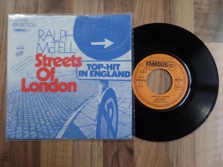 single  Ralph McTell - Streets Of London, Cd's en Dvd's, Vinyl Singles, Gebruikt, Single, Wereldmuziek, 7 inch, Ophalen of Verzenden