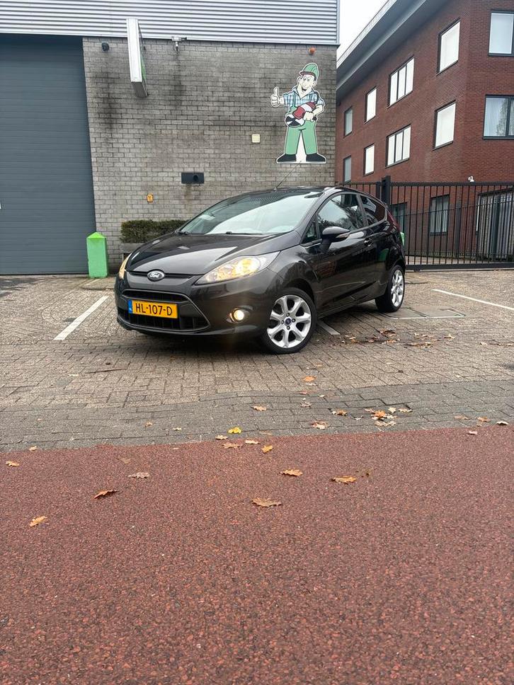 Ford Fiësta 1.25 44KW 3DR 2011 Zwart, Auto's, Ford, Particulier, Fiësta, ABS, Adaptieve lichten, Airconditioning, Boordcomputer