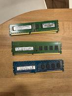 PC3 10600 2 GB Ram geheugenmodules, Ophalen of Verzenden, Zo goed als nieuw, DDR3, Desktop