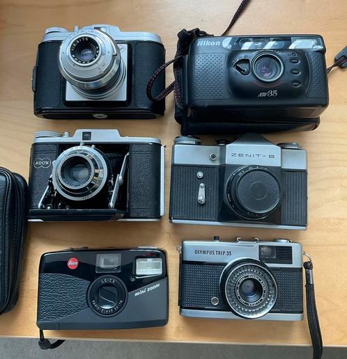 Leica, Olympus, Zenit, Nikon, Adox analoge camera’s, Audio, Tv en Foto, Fotocamera's Analoog, Gebruikt, Compact, Olympus, Ophalen of Verzenden