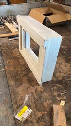 Kozijn met raam voor uitzetraam, badkamer wc, Doe-het-zelf en Verbouw, Kozijnen en Schuifpuien, 75 tot 150 cm, Raamkozijn, Ophalen of Verzenden