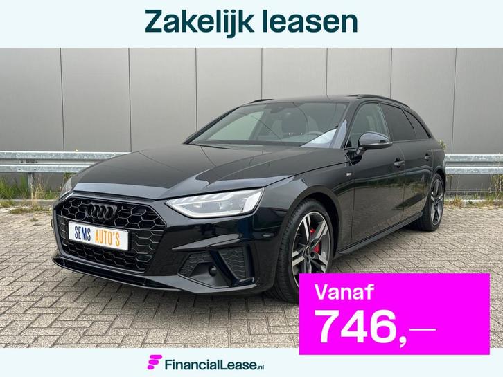 Audi A4 Avant 40 TFSI S-Line Competition Pano / Bang & Olufs, Auto's, Audi, Bedrijf, Lease, Financial lease, A4, ABS, Achteruitrijcamera