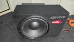 Kenwood Subwoofer + JVC Versterker incl. kabelset, Auto diversen, Ophalen, Gebruikt