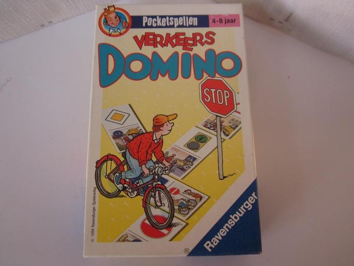 Verkeers domino van Raversburger,, Kinderen en Baby's, Speelgoed | Educatief en Creatief, Ophalen of Verzenden