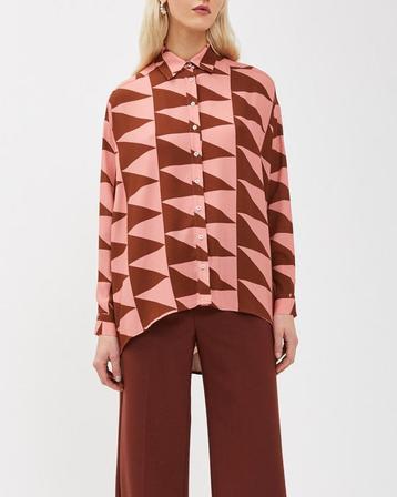 NIEUW ottod'Ame prachtige rose blouse ecoviscose/rayon mt M beschikbaar voor biedingen