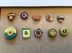 10 speldjes voetbal Tsjecho Slowakije, Verzamelen, Speldjes, Pins en Buttons, Ophalen of Verzenden, Gebruikt, Sport