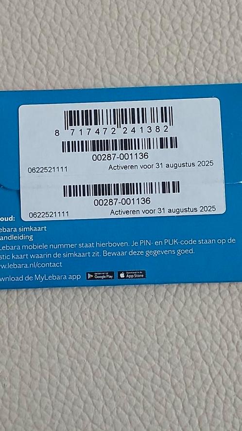 0622521111 《《 MOOI NUMMER, Telecommunicatie, Prepaidkaarten en Simkaarten, Nieuw, KPN, Ophalen of Verzenden